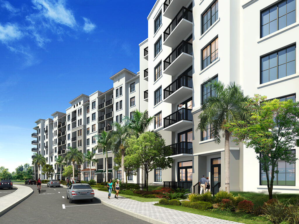 Indigo West Palm Beach Multifamily Apartments Rendering