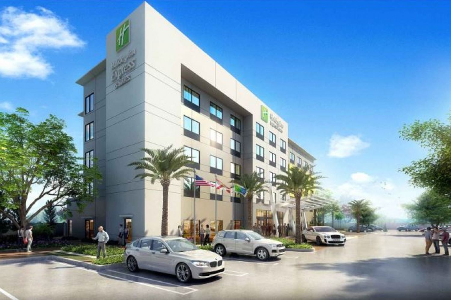 Holiday Inn Express Hotel in Doral Rendering