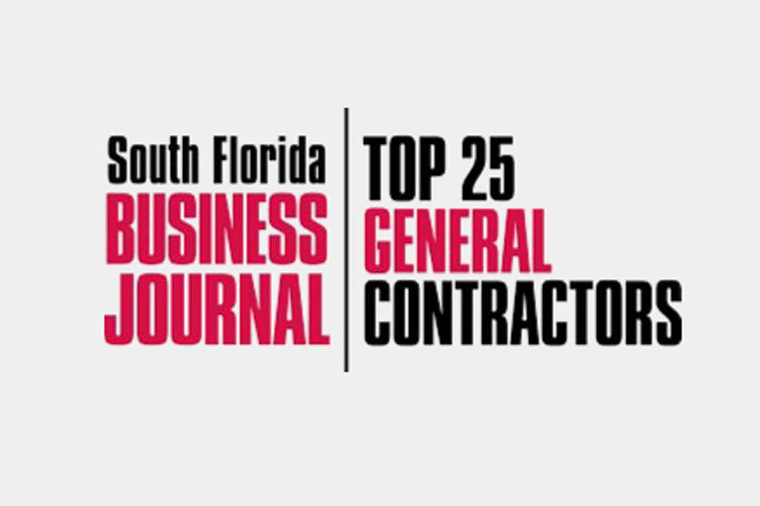 South Florida Business Journal Top 25 General Contractors Logo