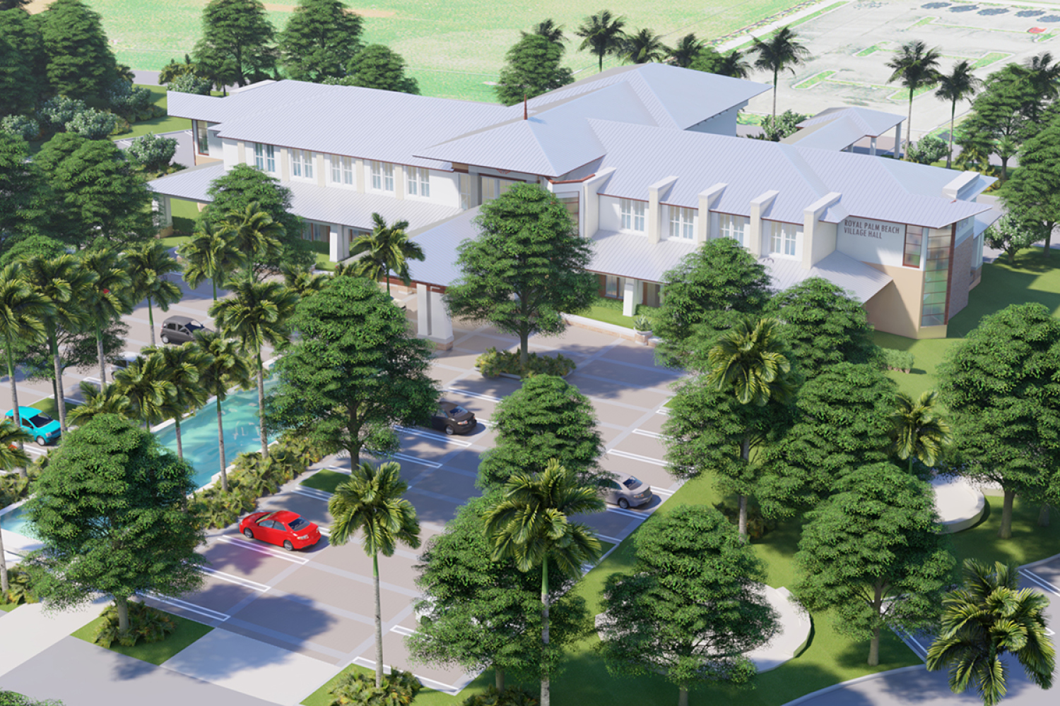 Village Hall of Royal Palm Beach Rendering - NEWS