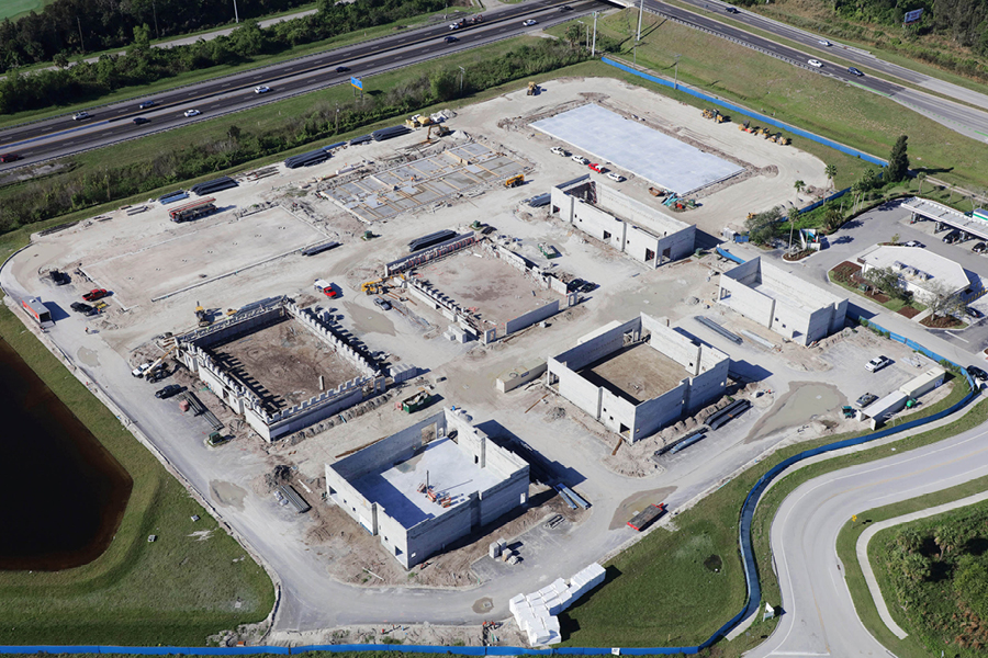 South Martin Industrial Park Warehouses Aerial December 2021