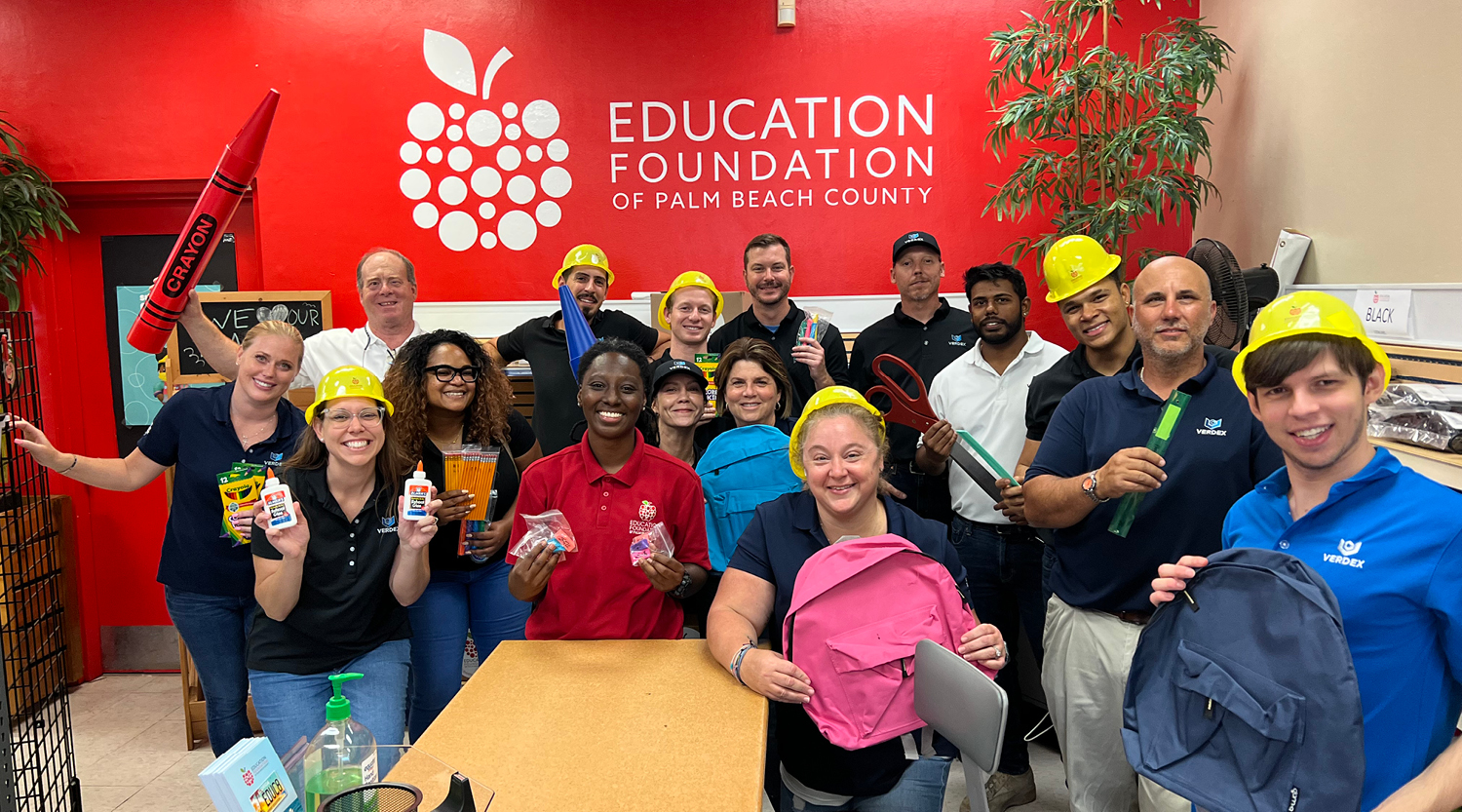 Education Foundation of Palm Beach County 2022 Volunteer Event