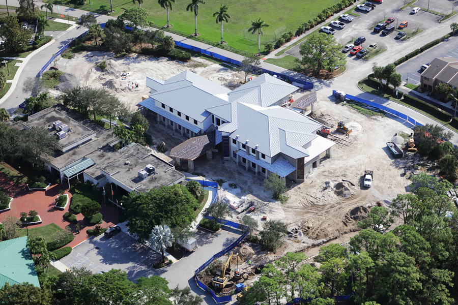 Village of Royal Palm Beach Village Hall November 2022 Aerial