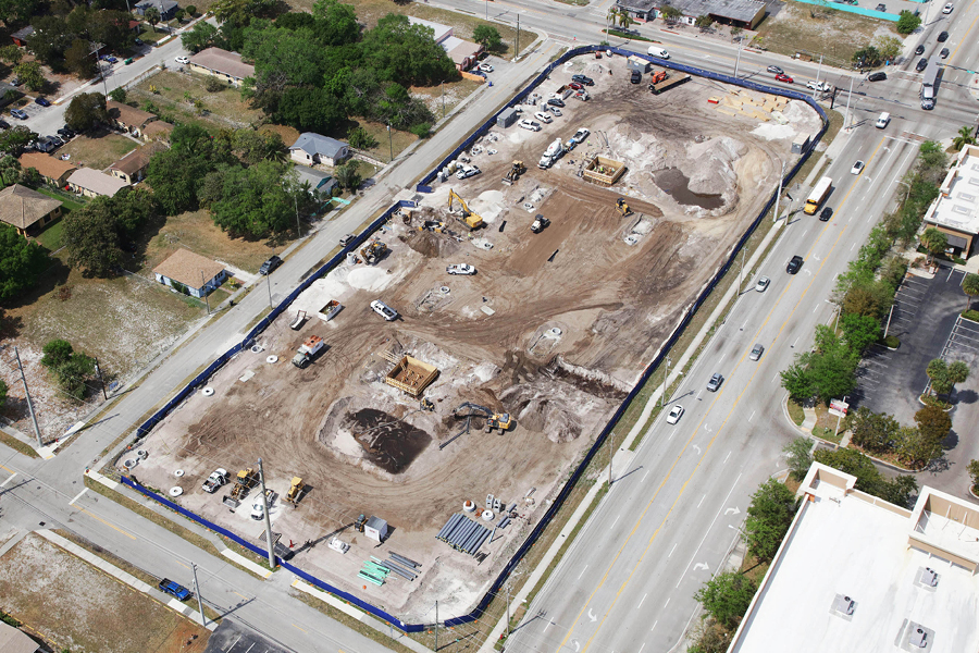 The Adderley Apartments March 2023 Aerial