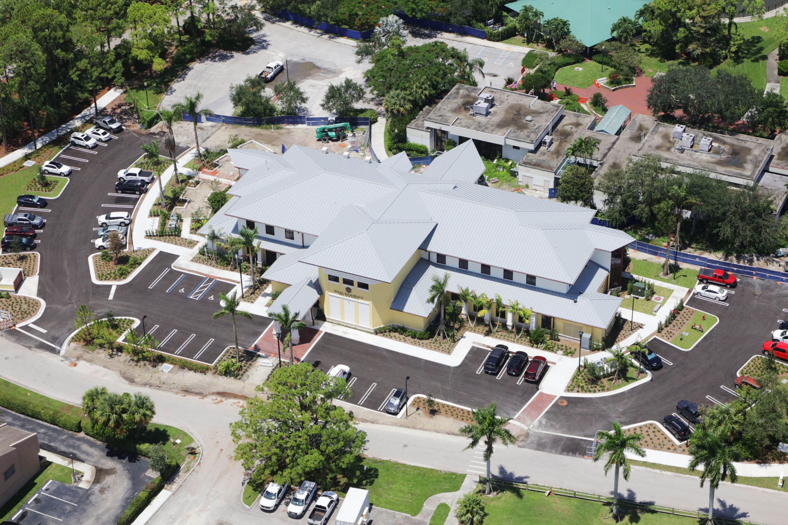 Village of Royal Palm Beach Village Hall August 2023 Aerial