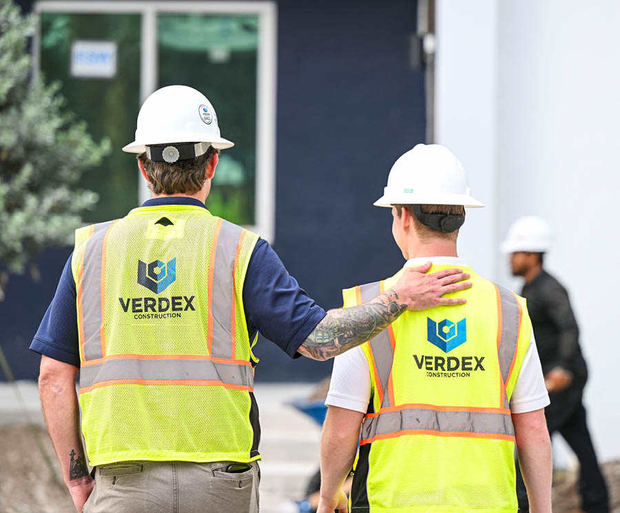 Verdex Employees on Jobsite